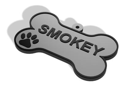 CUSTOMIZABLE DOG TAG