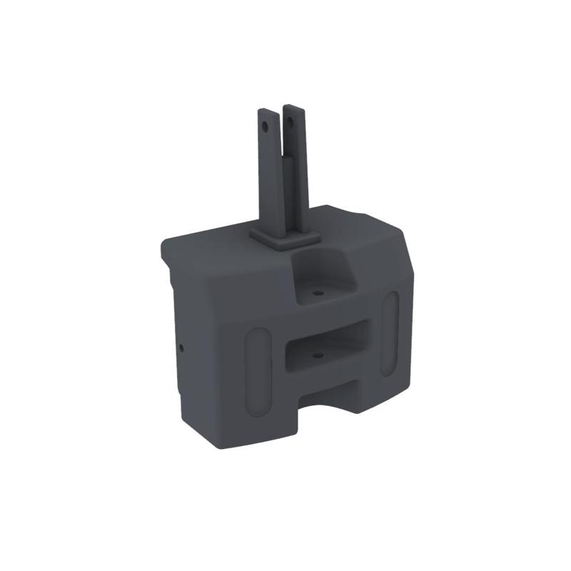 RC tractor front weight 1:16 for Bruder Claas