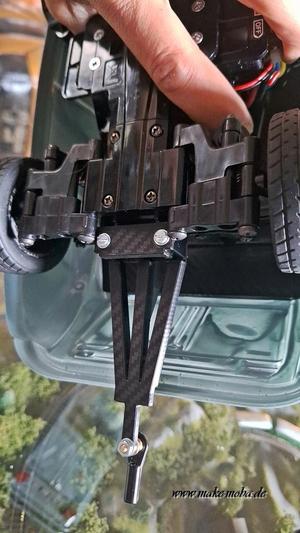 Anhängerkupplung zu Tamiya Citroen 2 CV