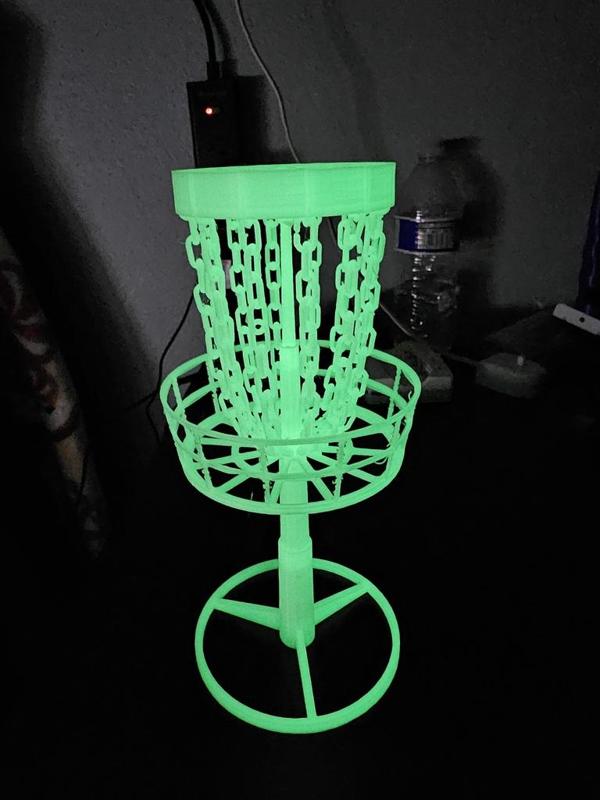 Disc Golf Basket (Print in place)