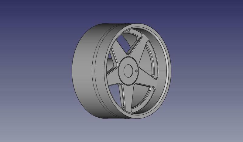 Azev type A 19 inch 1:18 rim