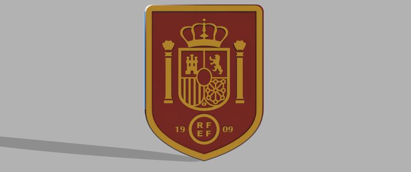 Spain's Football Crest Coaster