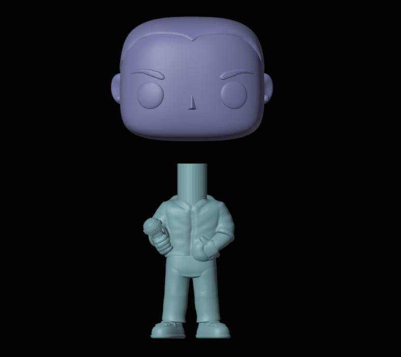 Chester Bennington and Mike Shinoda funko pops from linkin park