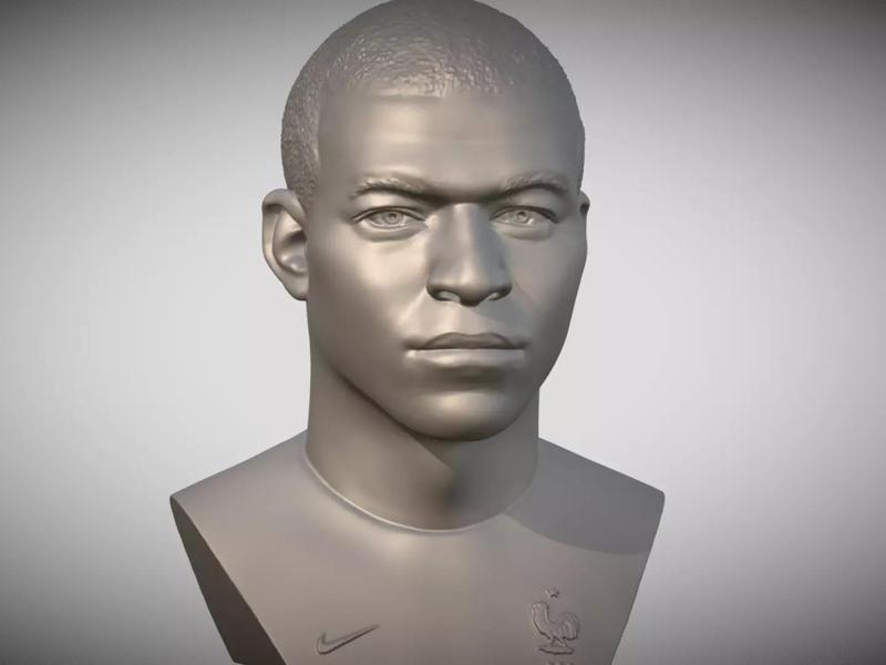 Kylian Mbappe bust