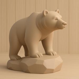 Brown Bear 3D Print STL