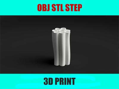 Bamboo Stalk Vase 3D Model | Nature-Inspired Vase | STL File for 3D Printing