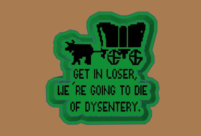 Oregon Trail- Freshie Mold Housing