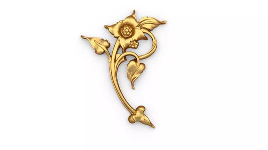 Classic carved decor ornament 499