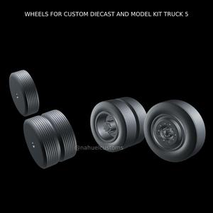 WHEELS FOR CUSTOM DIECAST AND MODEL KIT TRUCK 5