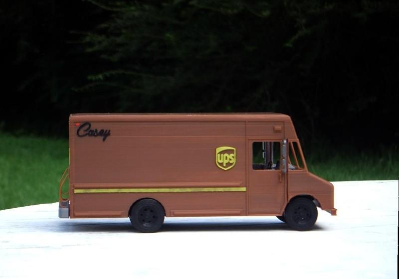 UPS Truck - Repaired Front Wheel