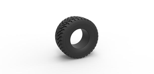 Diecast offroad tire 48 Scale 1:25