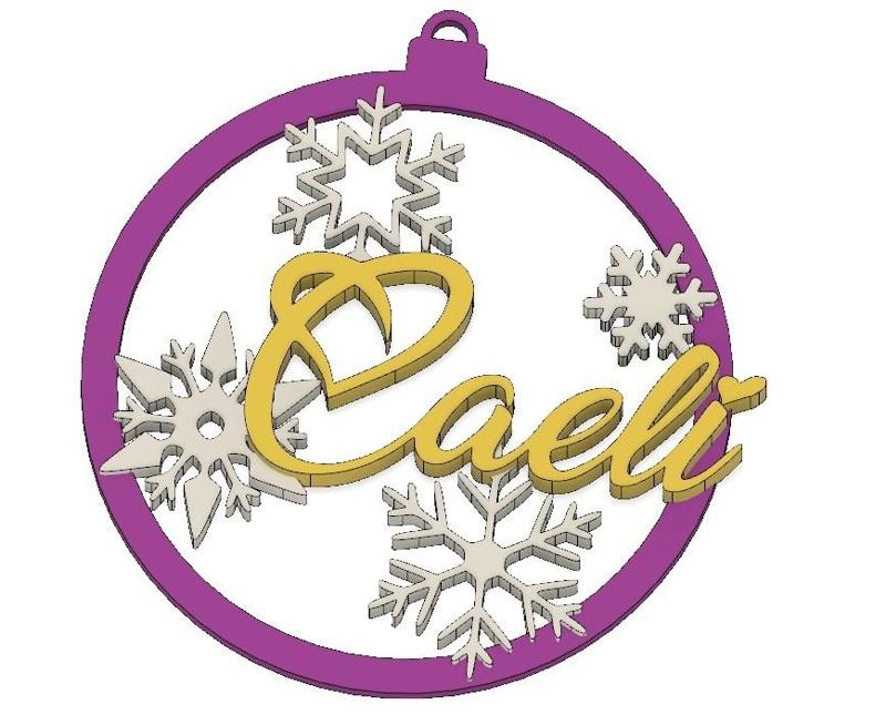 Personalized Christmas Sphere