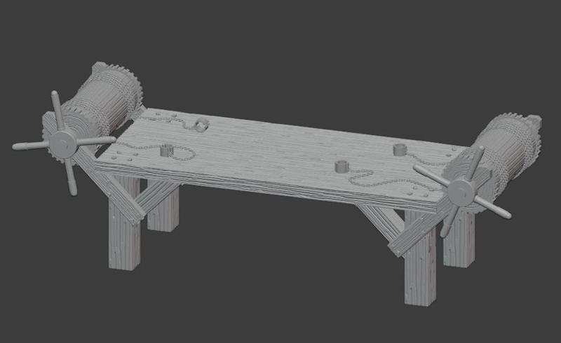 Medieval Torture Rack ( 28mm Scale )