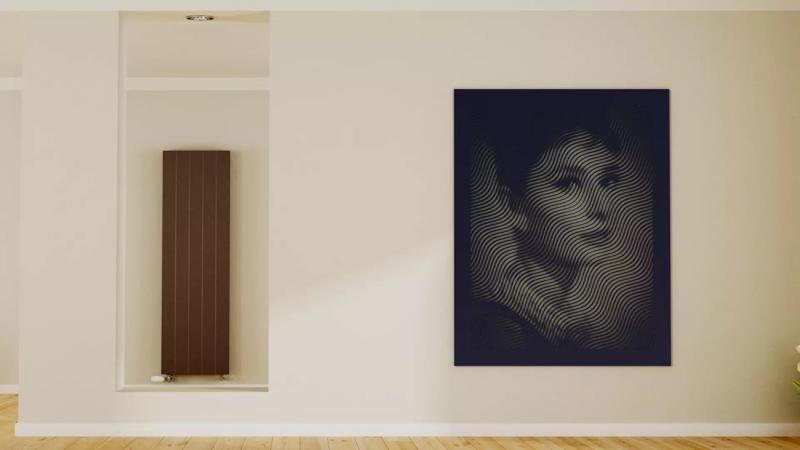 Halftone wall sticker AUDREY HEPBURN 03