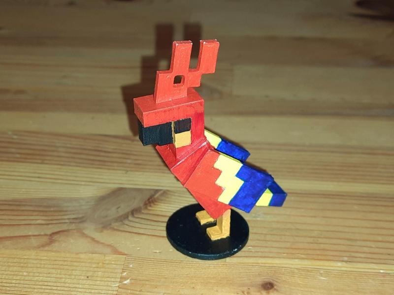 Minecraft Parrot Figure (most accurate)