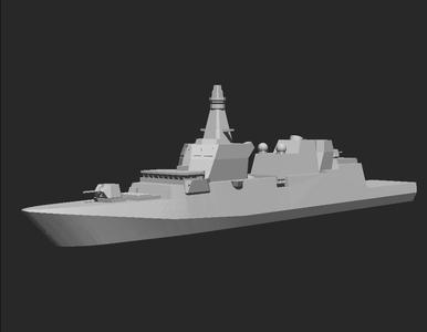 Fremm evo class frigate