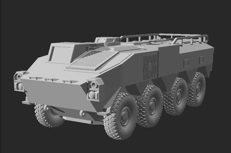 Jgsdf Komatsu type 96 8x8 apc