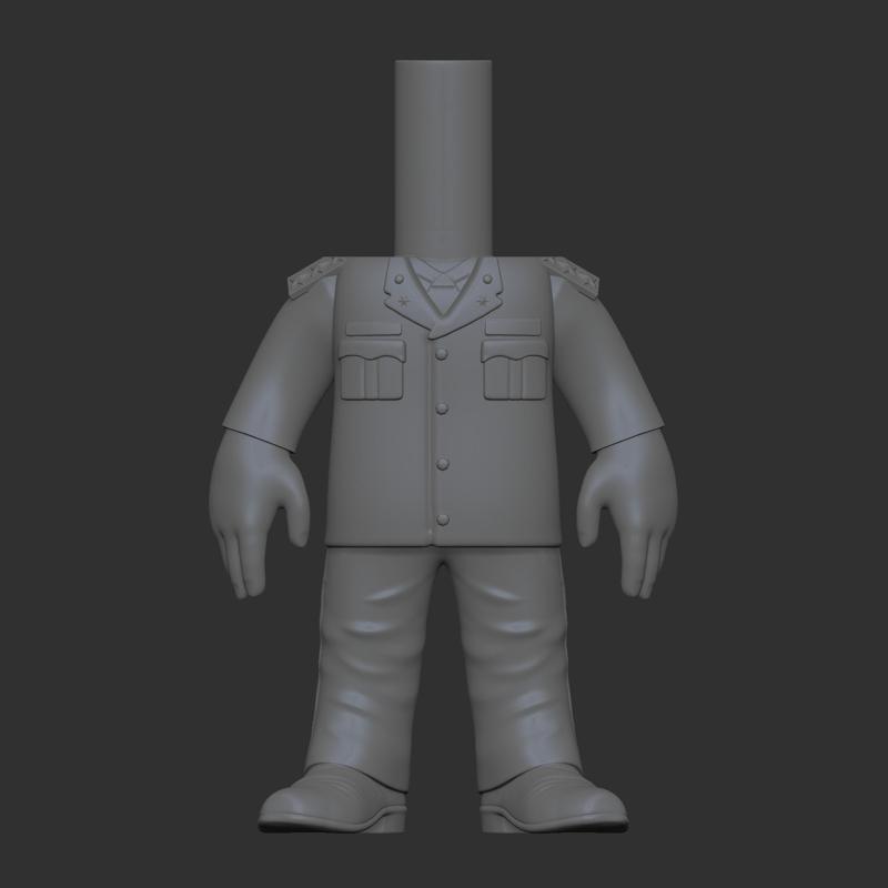 Funko Pop male military uniform