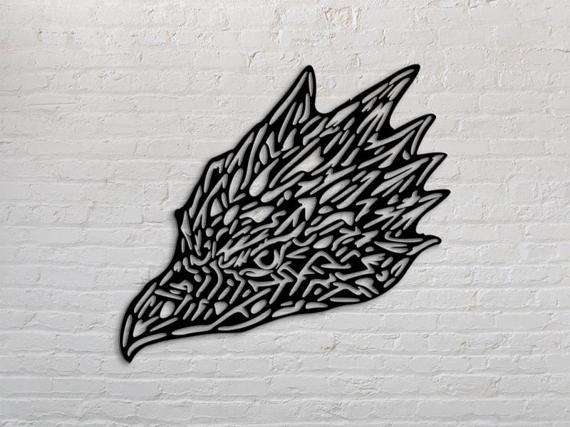 Godzilla Rodan Wall Art