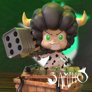 Samiho Studios - Lambo Bazooka Scene: STLs ready for printing