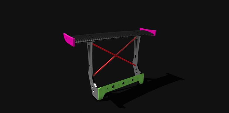 RC 1:10 Rear Spoiler Drift Car GT Wing Rocket Bunny