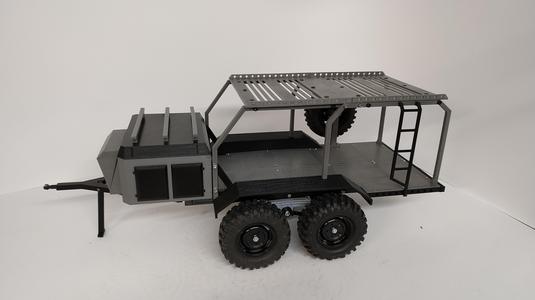Trailer Toy Hauler Scale 1/10 Crawler