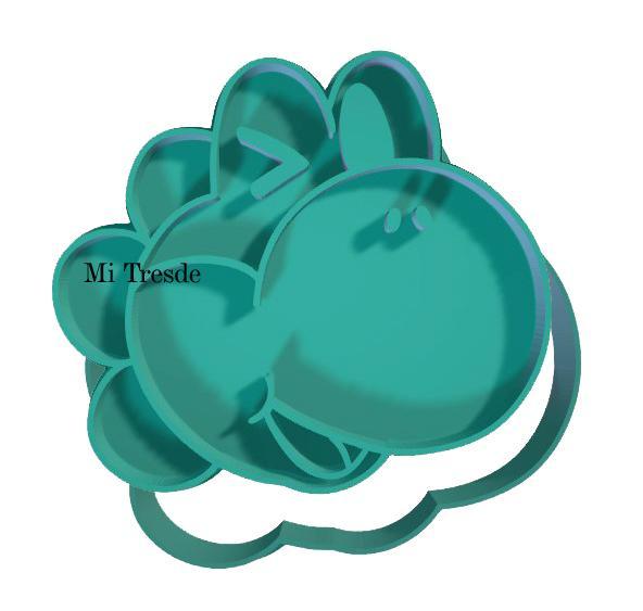 Mario bros cutter and yoshi marker