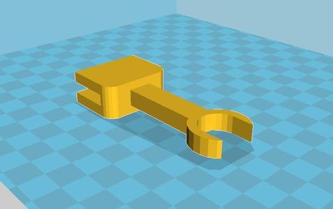 Wire Loom and Bowden Tube Bracket for Reprap Prusa I3