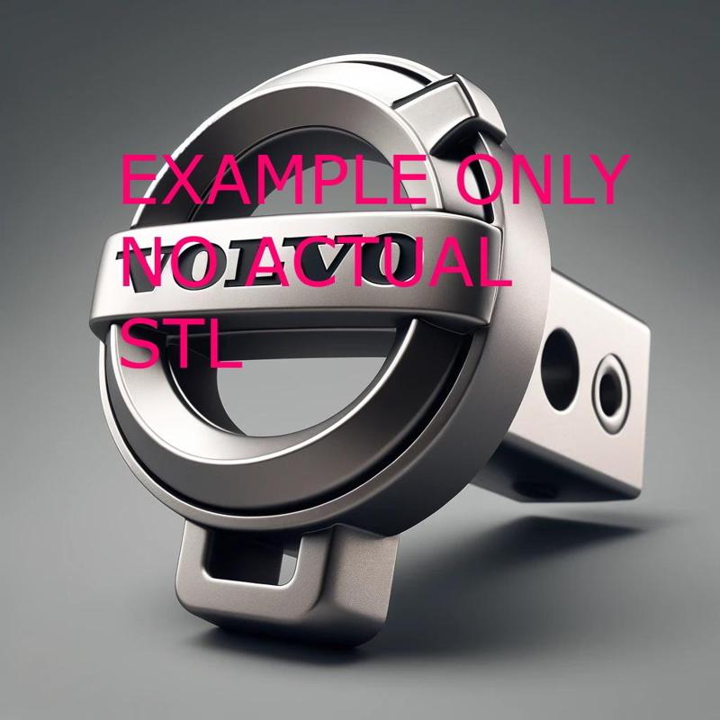 2" Volvo Rear Trailer Receiver Hitch Hole Cover Plug Cap 8685772 - NO SUPPORTS NEEDED