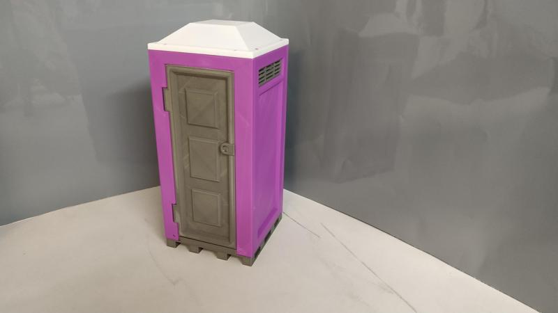 Toilet RC Crawler Diorama Garage Scale 1/10 Dixi TOI TOI