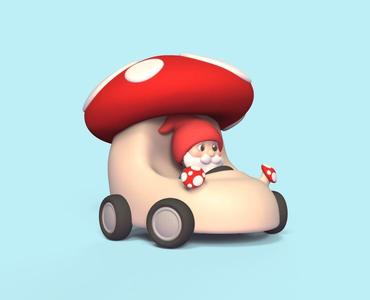 Mushroom Car
