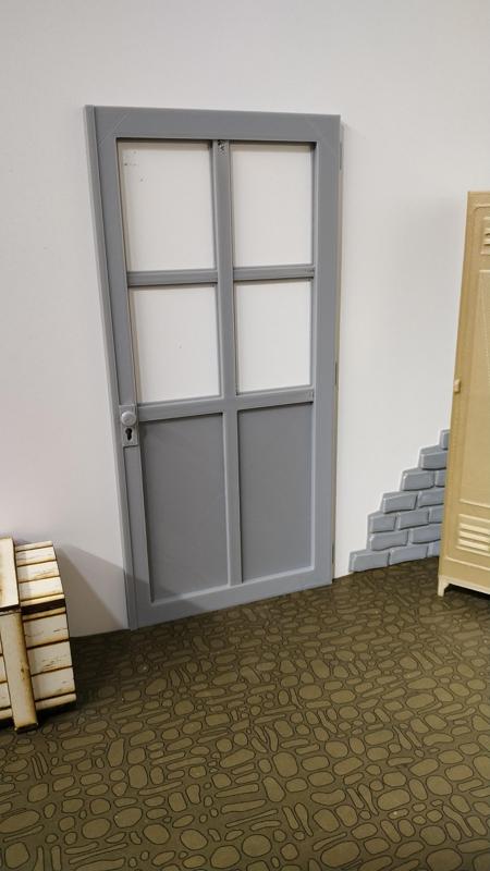 Door scale 1/10 for garages Crawler Diorama