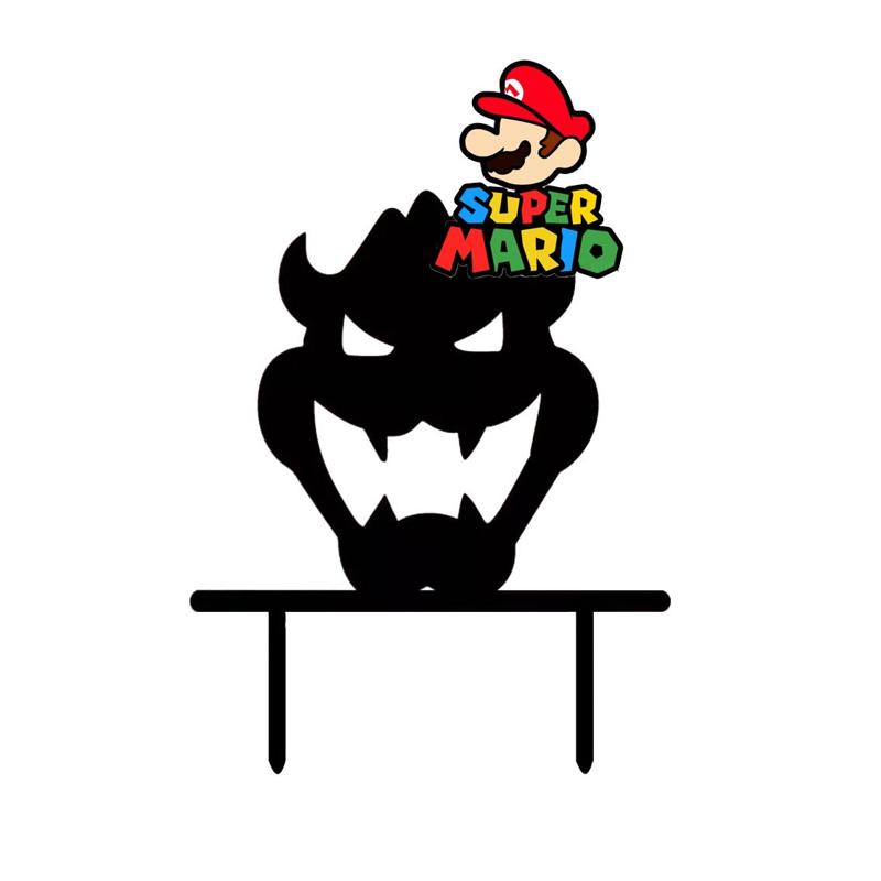 Cake Topper Cake Decoration - Super Mario Bros - Bowser