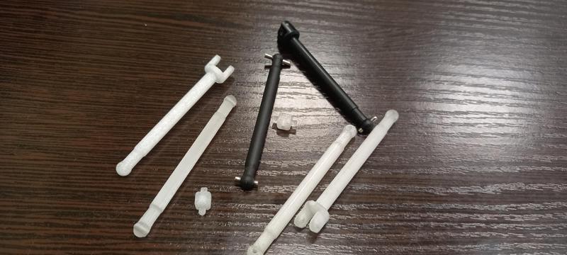 Cardan shaft for wheel drive for radio machine