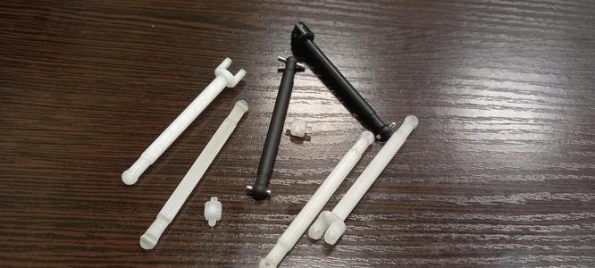 Cardan shaft for wheel drive for radio machine