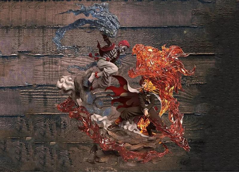 Hero Belief Studio Rengoku vs Akaza 3D Model Ready to Print