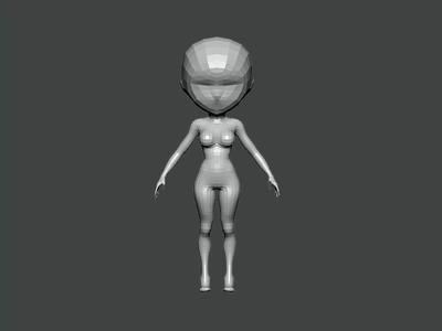 3D Model-BASE MESH0007