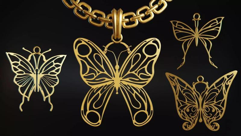 Butterfly Pendants Collection