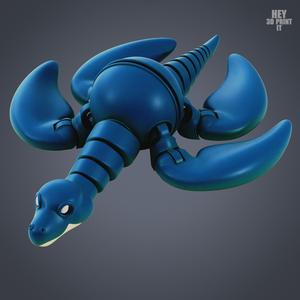 The Articulated Monster of Loch Ness – Multicolor Edition Nessie Flexi Creature