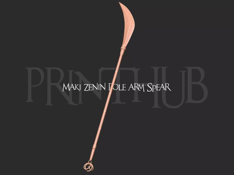 Maki Zenin Pole arm Spear from Jujutsu Kaisen