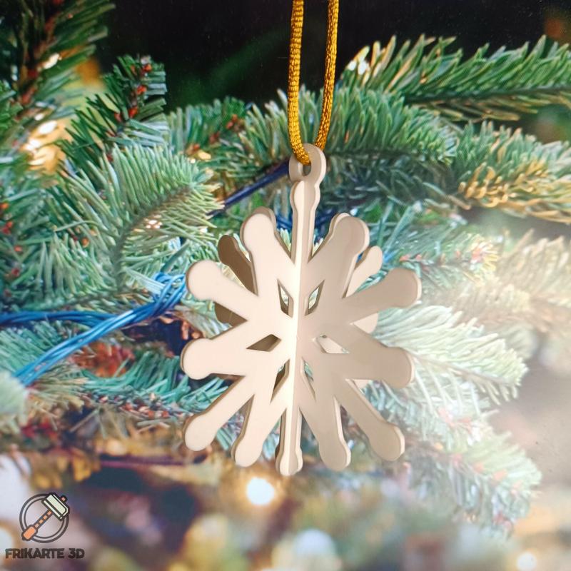 Ice Crystal Christmas Ornament Pack