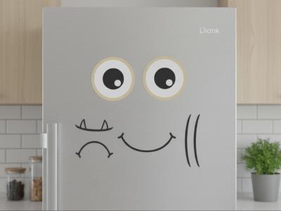 2D Cartoon Eyes with interchangeable mouths