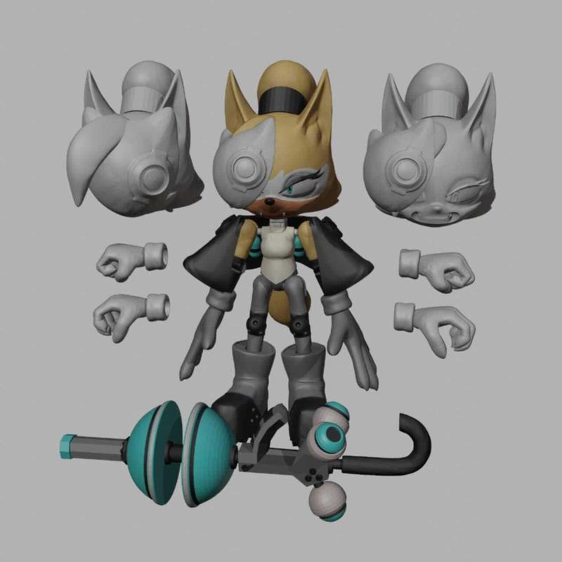 Whisper the wolf figure