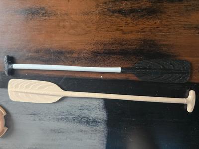 Canoe Paddle ( scale 1/10 miniature )