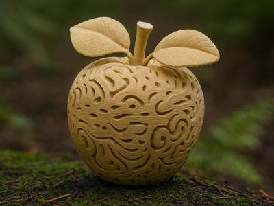 Magic Apple with Mysterious Patterns Ornaments