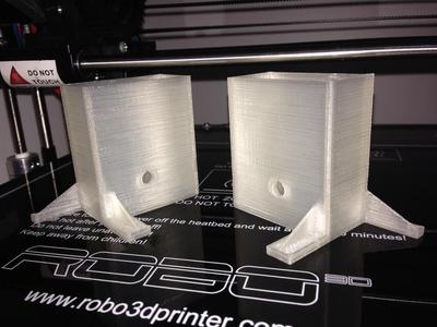 Spool holder bracket for topless Robo3D