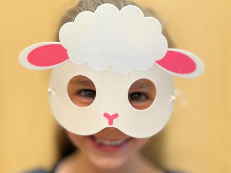 Kids Sheep Mask