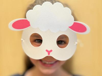 Kids Sheep Mask