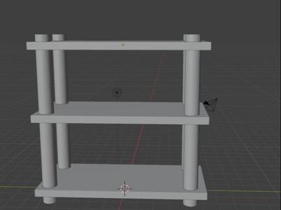 Desktop shelves!