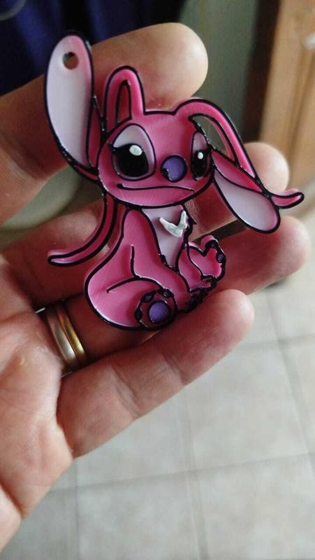 Key ring angel - angela